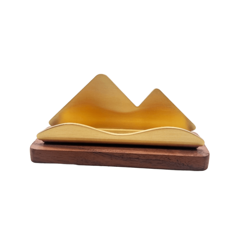 Golden Mountain Business Card Holder